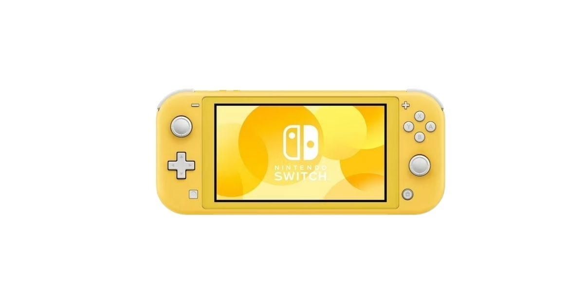 nintendo switch lite yellow