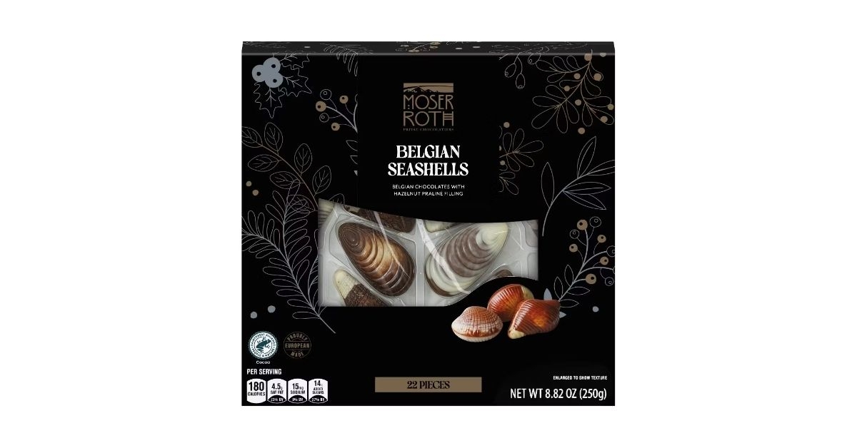 roth belgian chocolate seashells