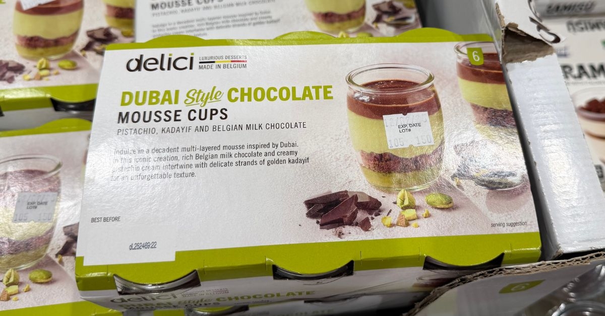 dubai style chocolate mousse cups