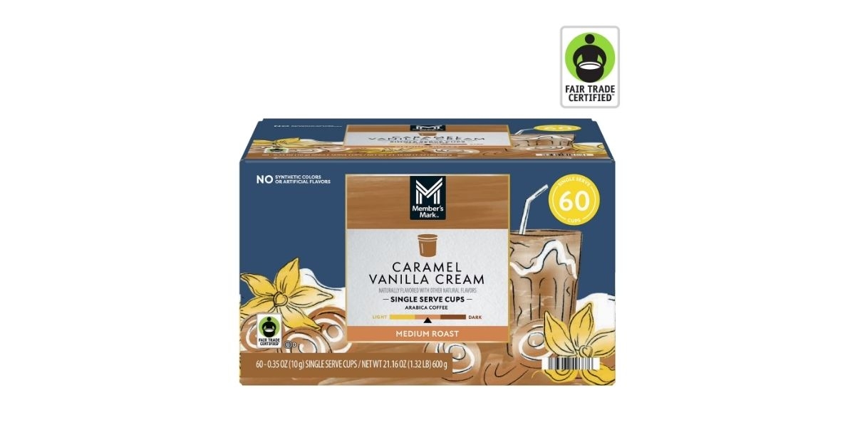 caramel vanilla coffee pods