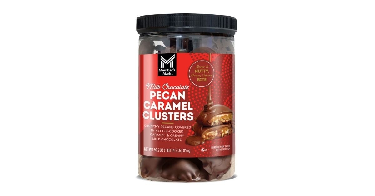 milk chocolate pecan caramel clusters