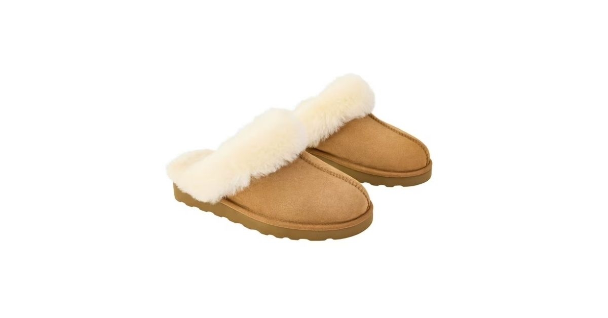 womens sheepskin slipper
