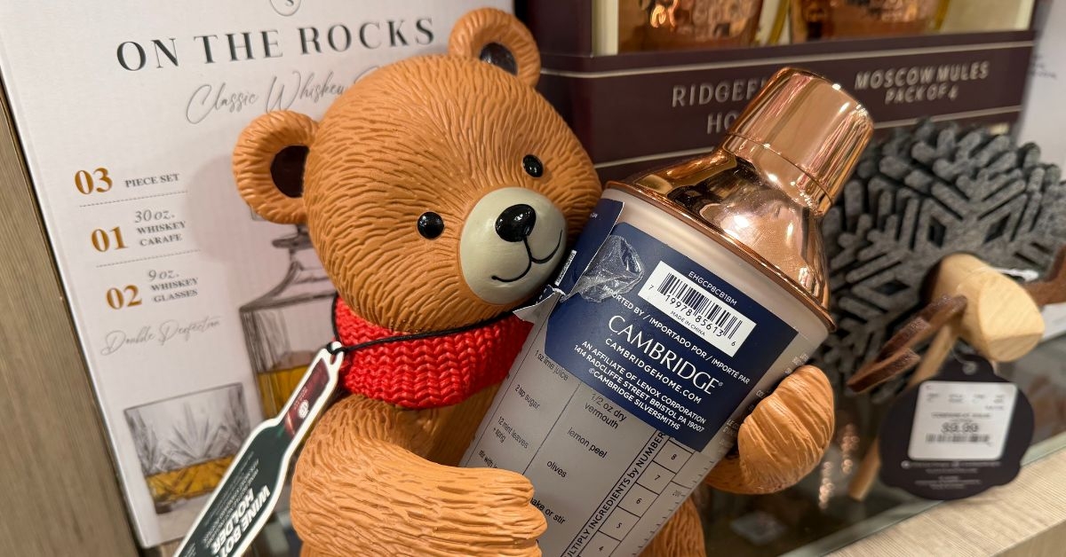 bear wine bottle holder