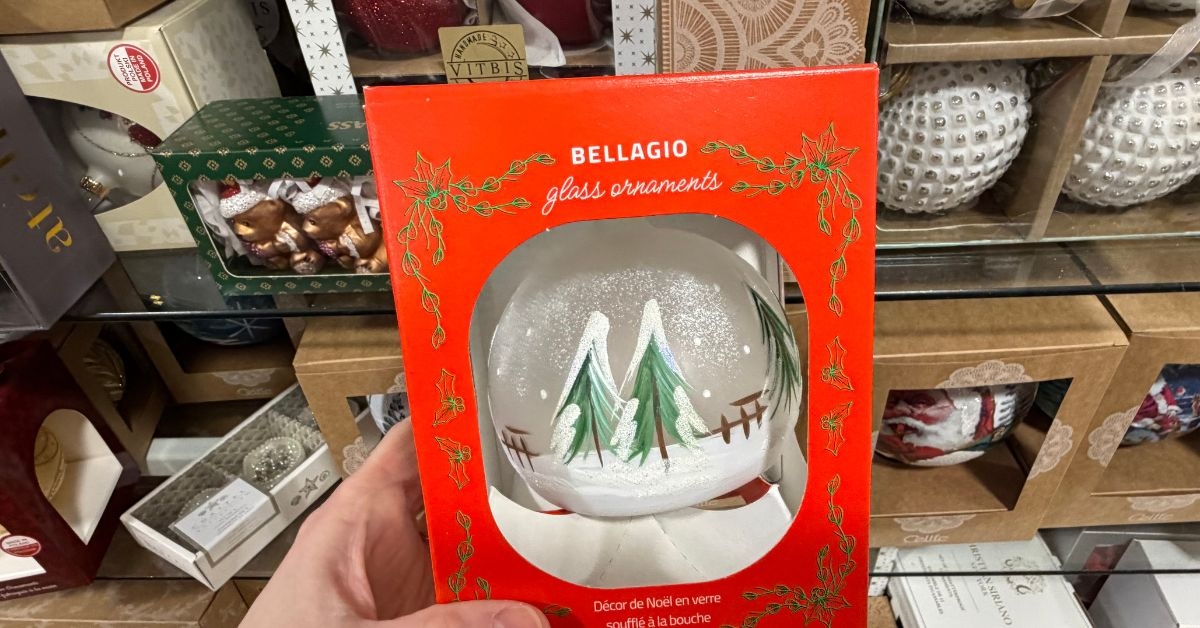 bellagio glass ornament