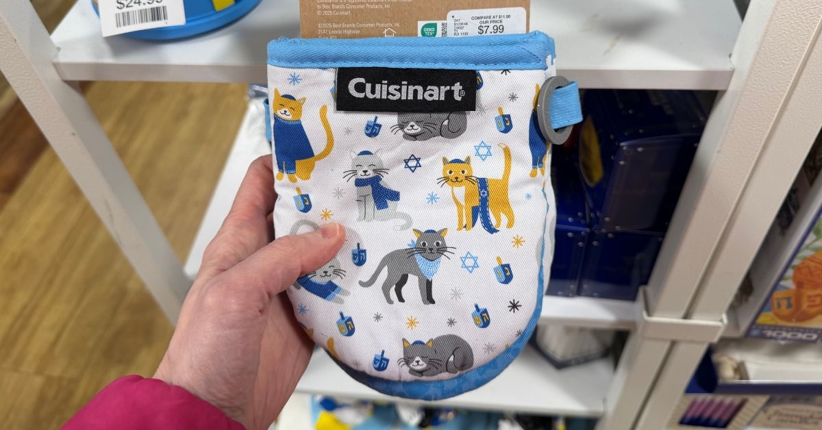 hanukkah oven mitts