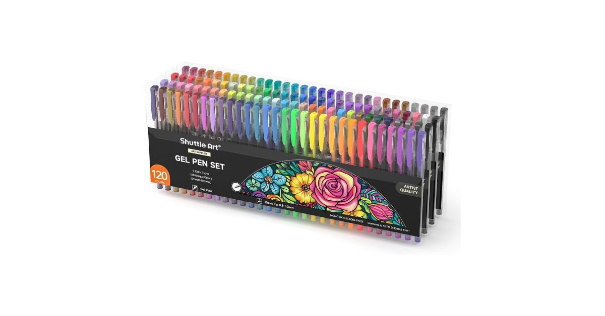 Shuttle Art 120 Gel Pens Set