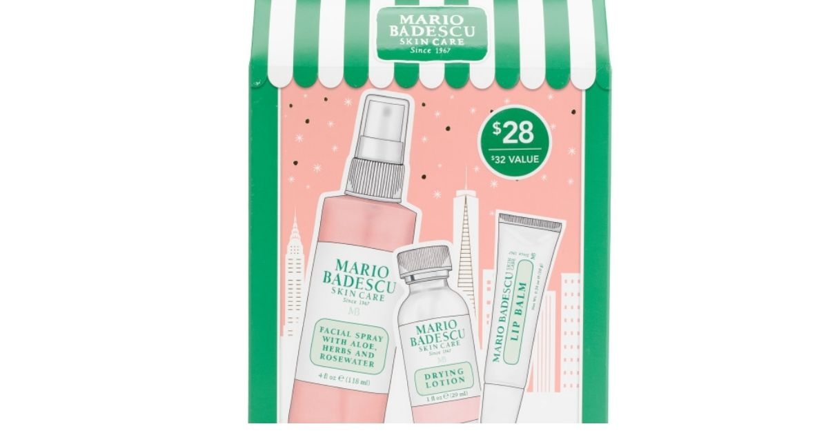 facial spray drying lotion and lip balm set