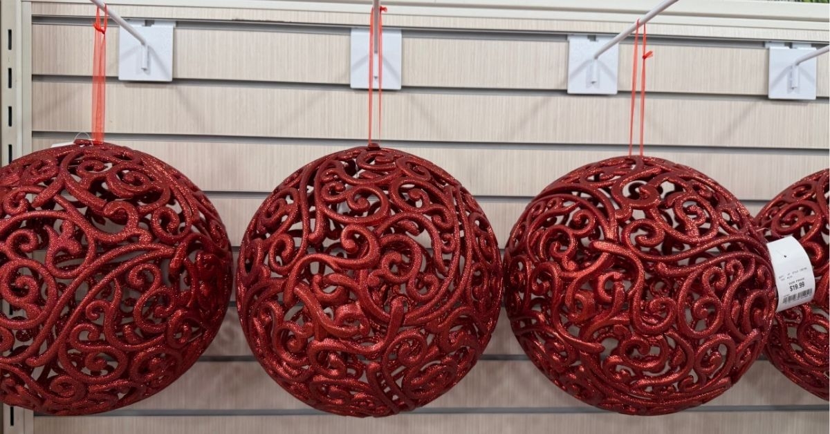 oversized ornaments