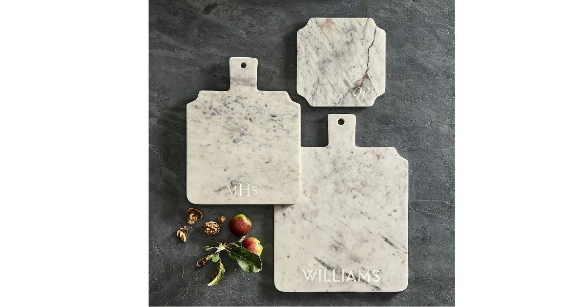 marble large handle cheeseboard