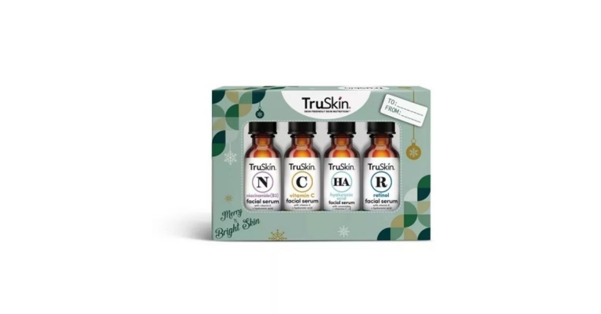 facial serum skincare gift set
