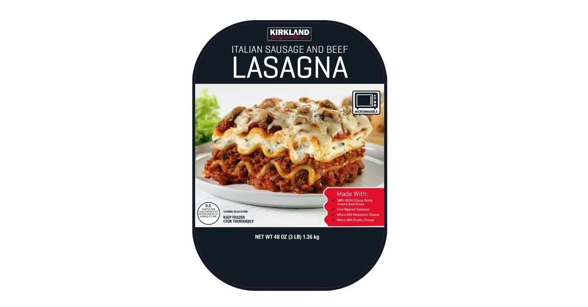 sausage and beef lasagna