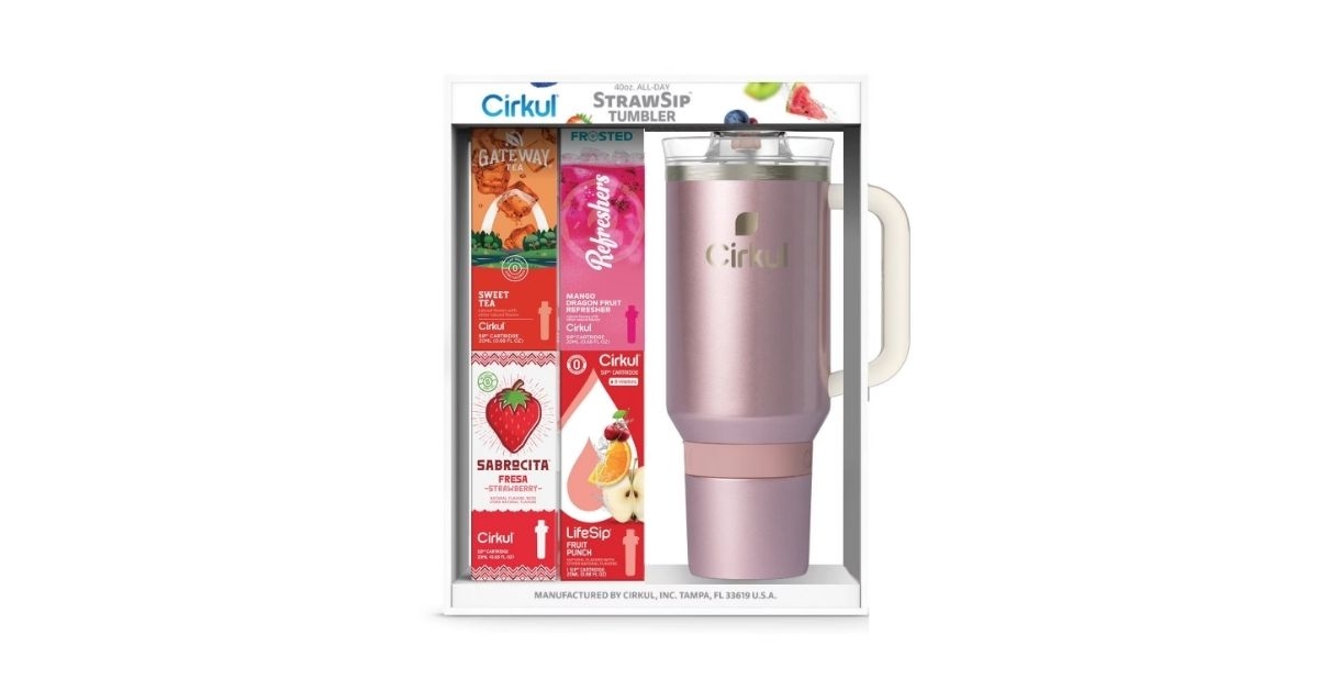 tumbler starter kit and flavor cartridges