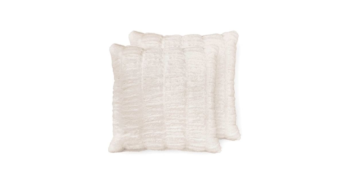 faux fur decorative pillows