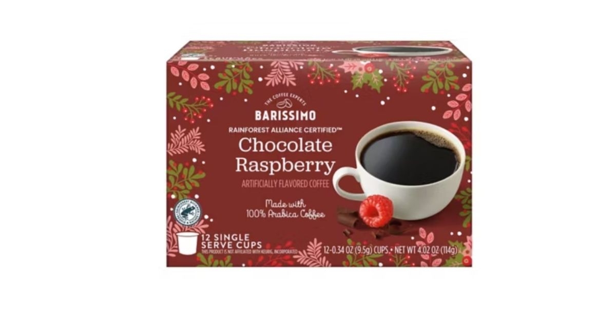 chocolate raspberry coffee cups