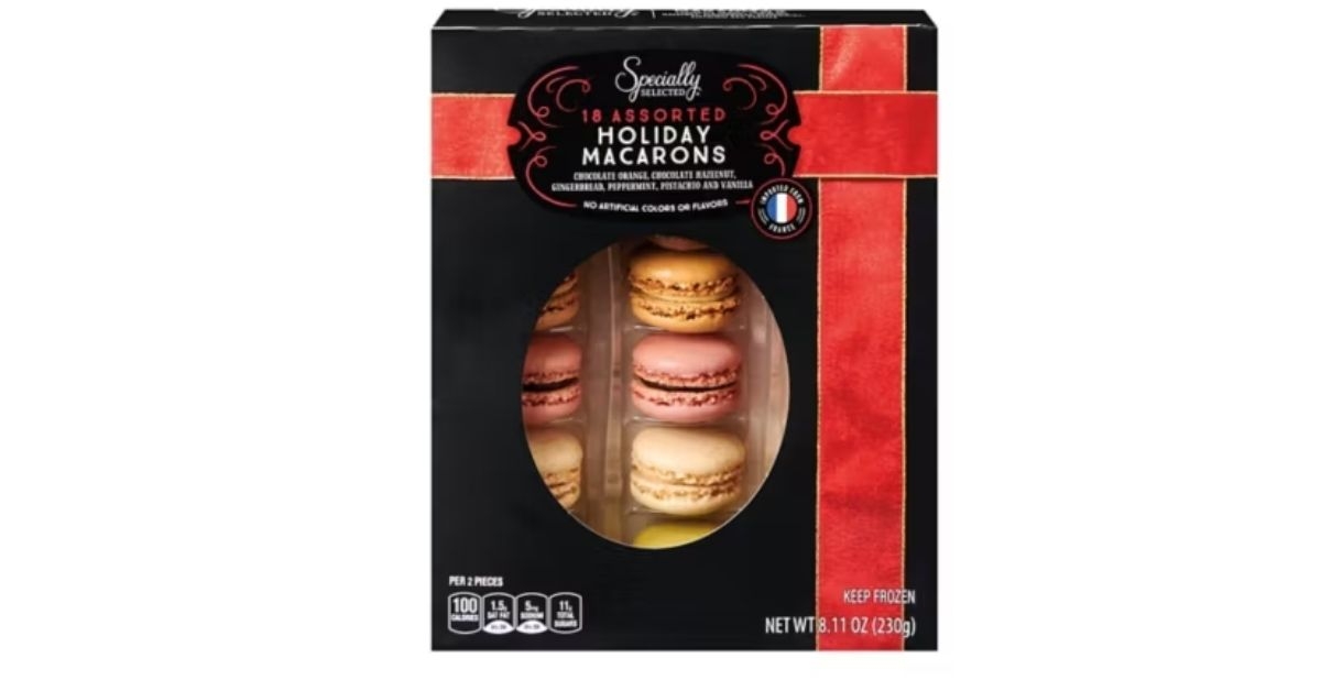 assorted macarons