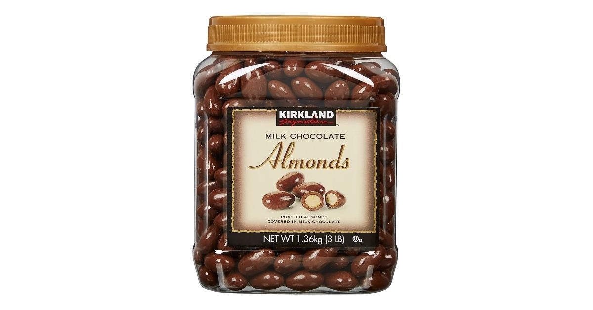 milk chocolate almonds