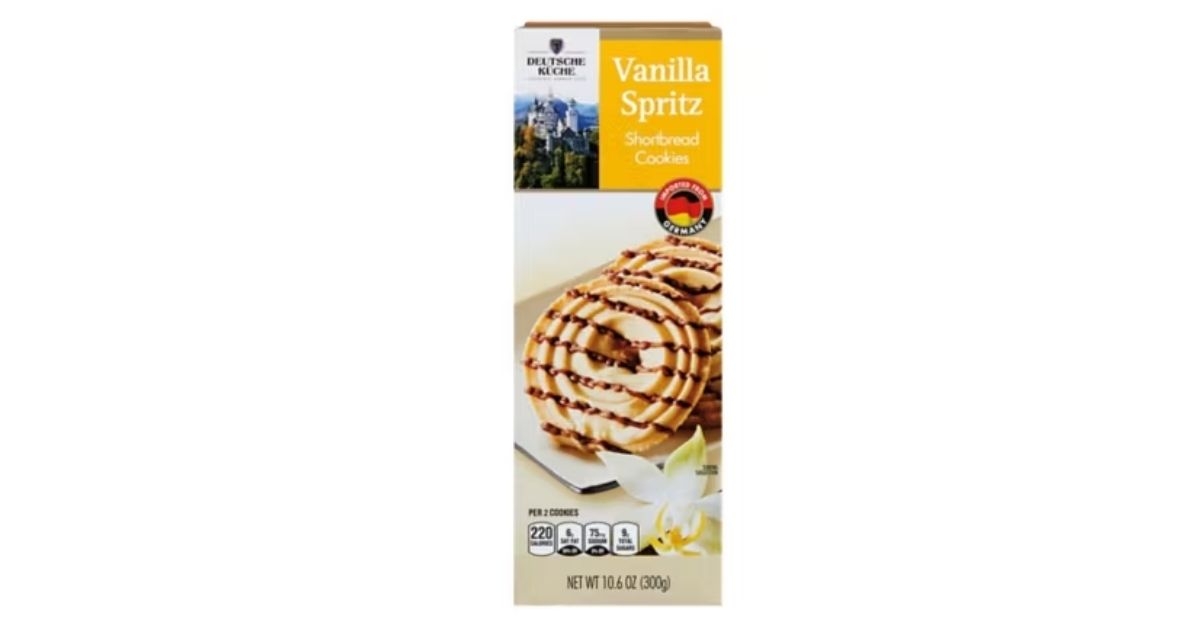 vanilla spritz cookies