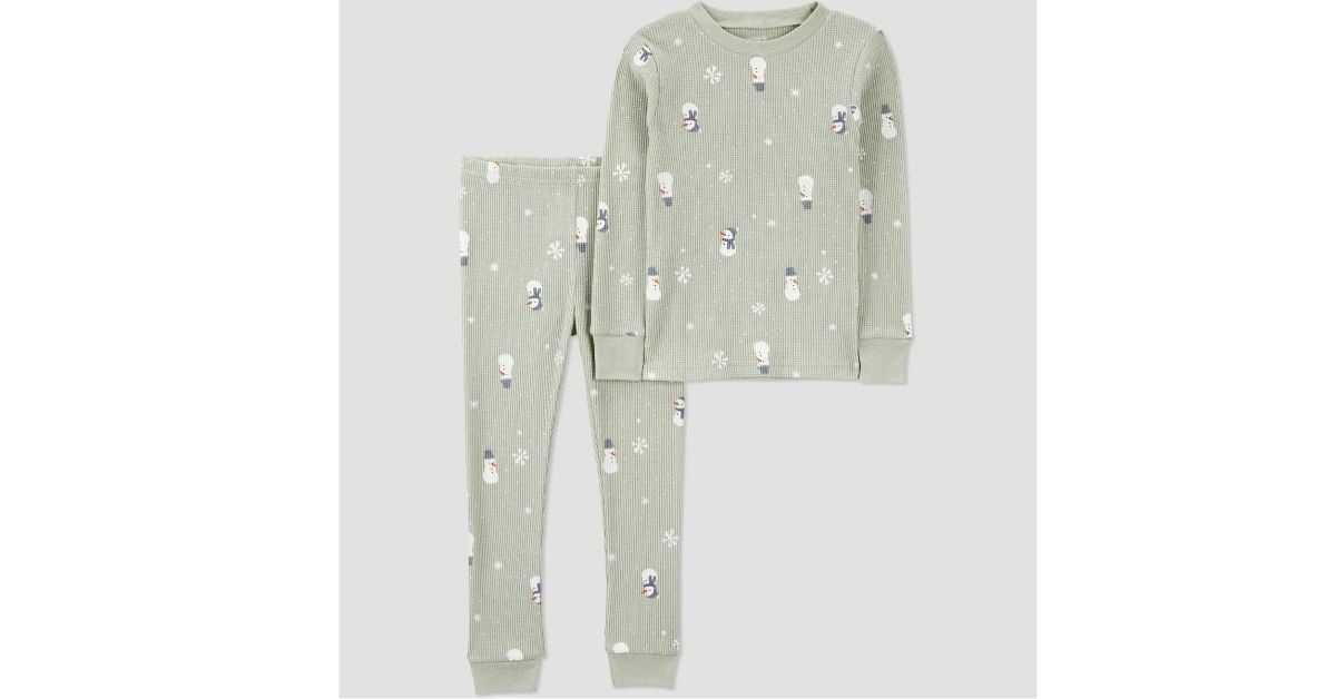 Carter's Just One You® Toddler Christmas Long Sleeve Cotton Pajama Set