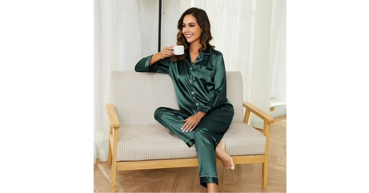 satin pajama set
