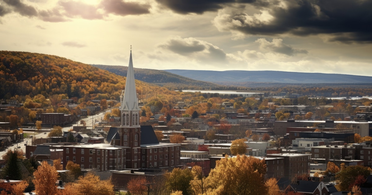 dramatic sky over altoona pa