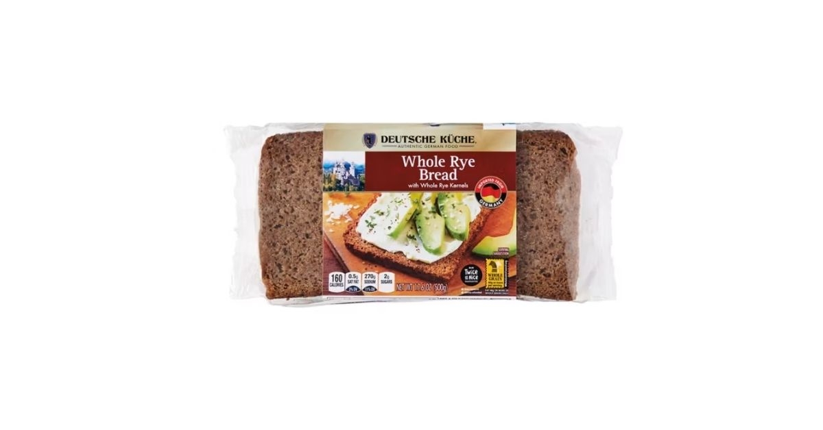 Aldi deutsche kuche German whole rye bread