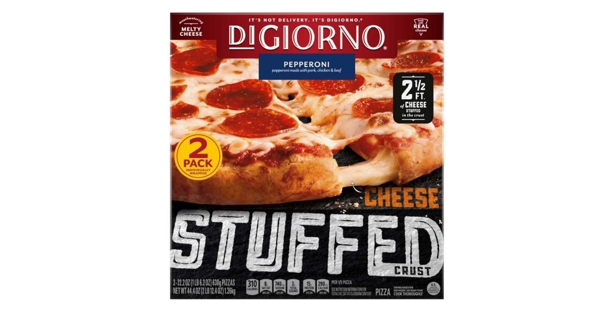 cheese stuffed crust pepperoni pizza