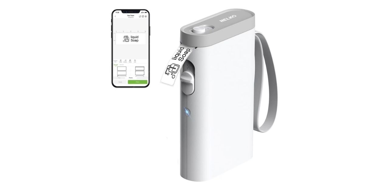 nelko bluetooth label printer