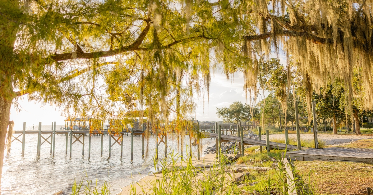 Scenic view of a picturesque lake
