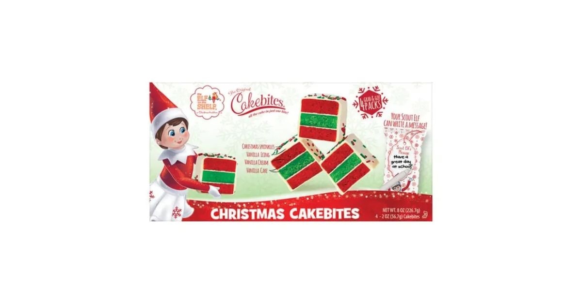 Aldi Red and green cakebites