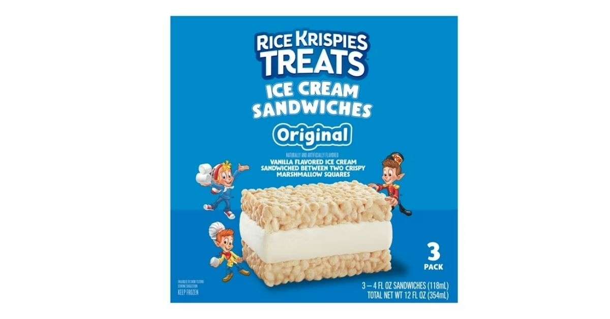 rice krispies ice cream sandwiches