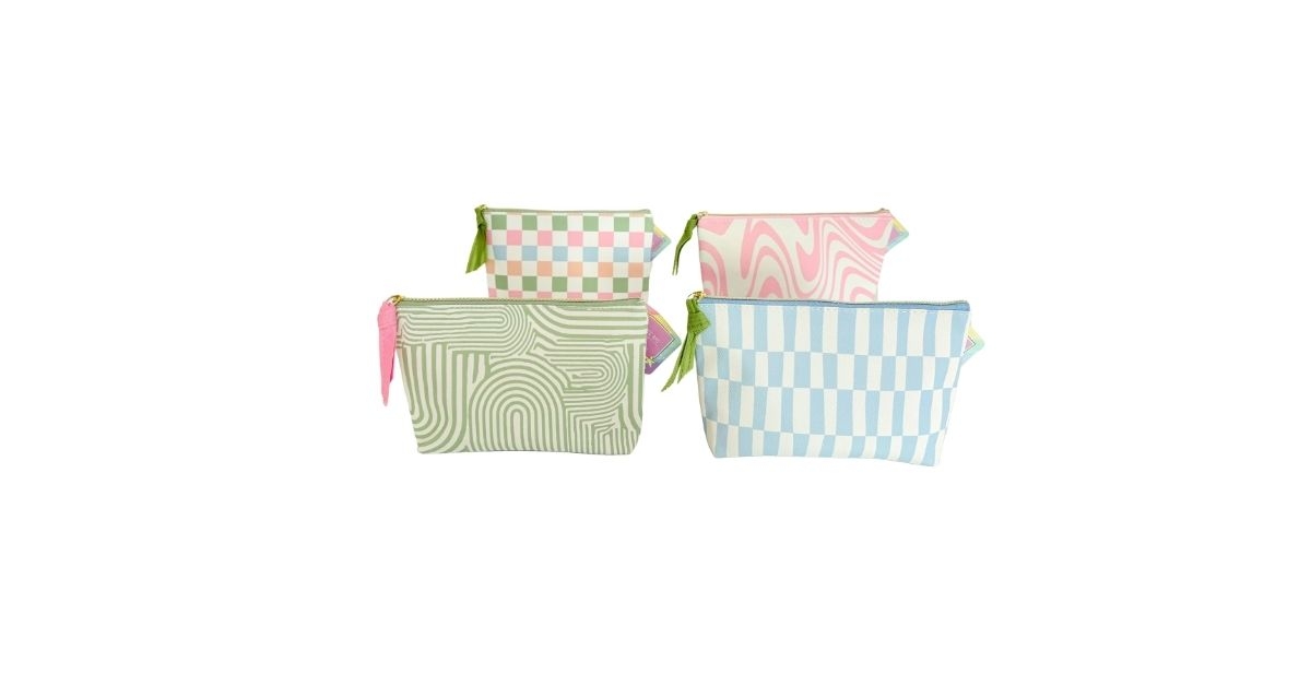 rainbow cosmetic bags