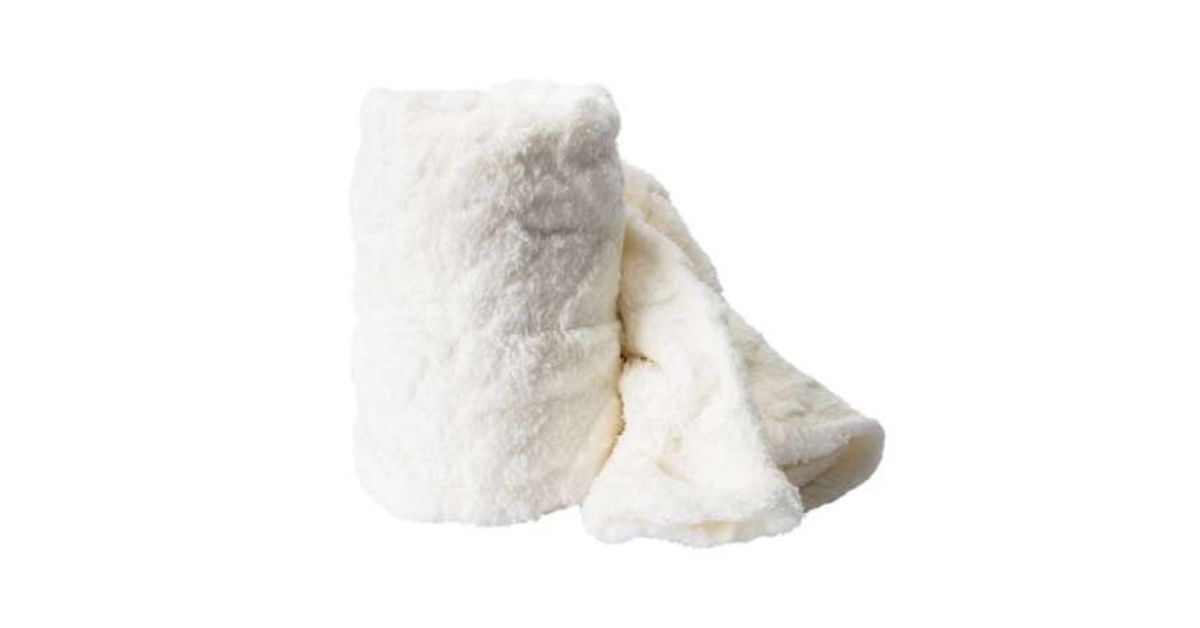 jacquard cable knit blanket