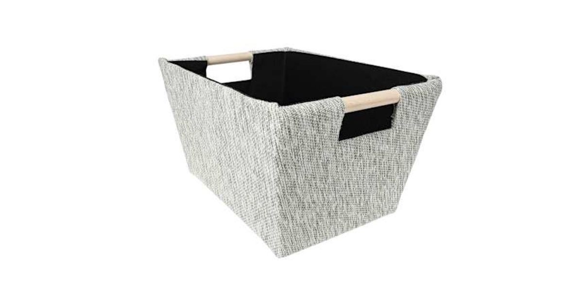 woven paper storage bin