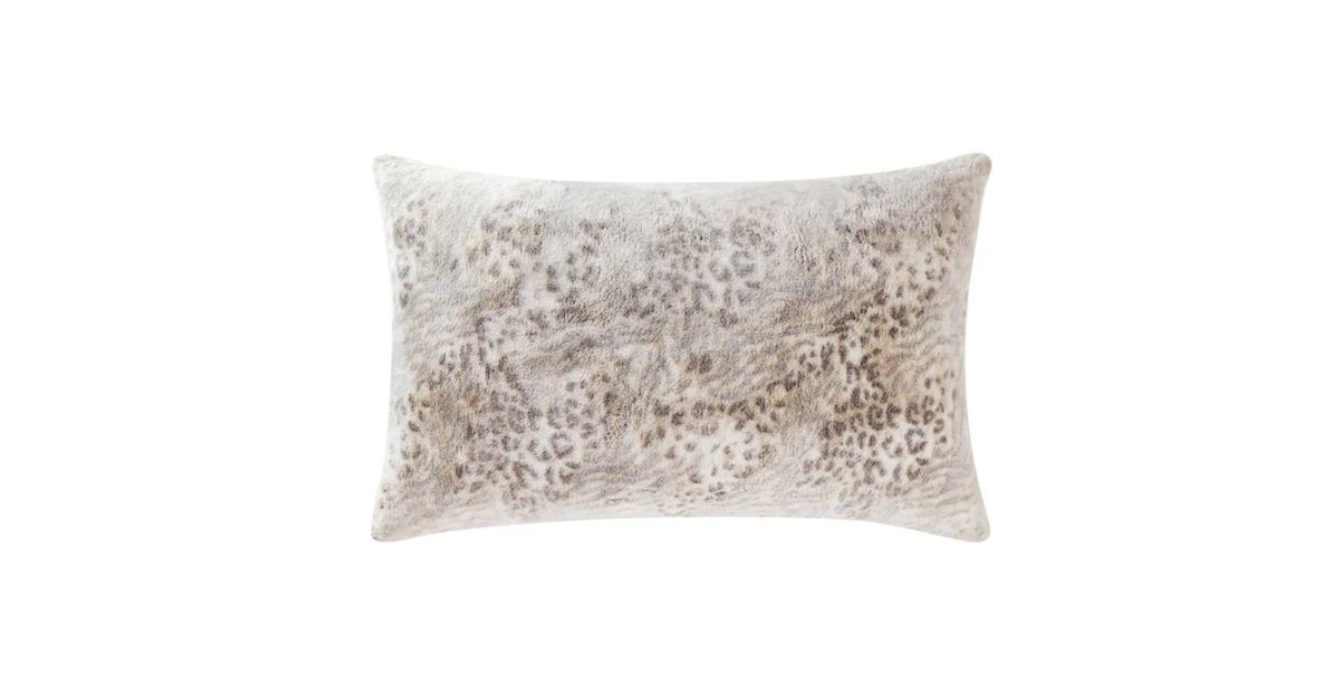 faux fur pillow