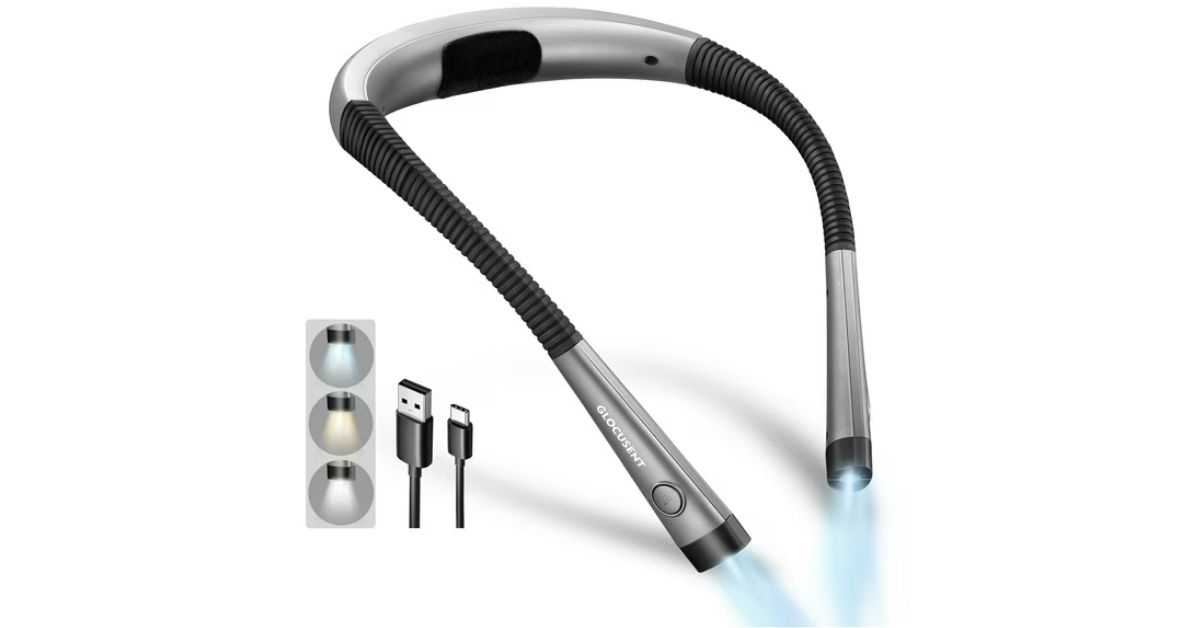 glocusent led neck book light
