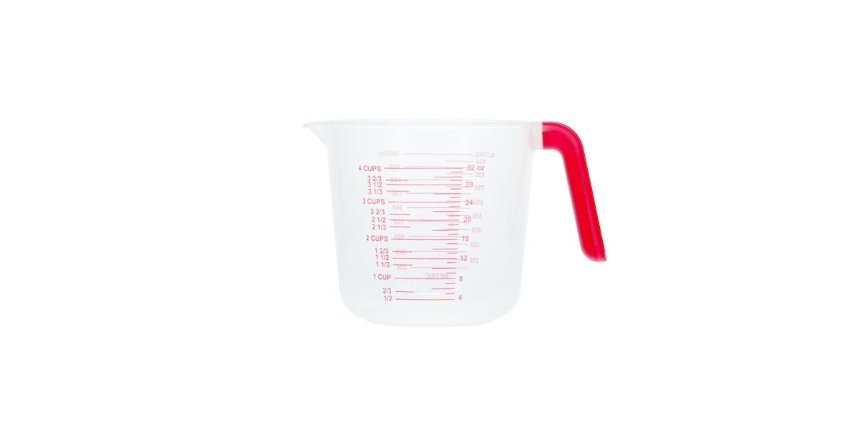 large plastic measuring cup