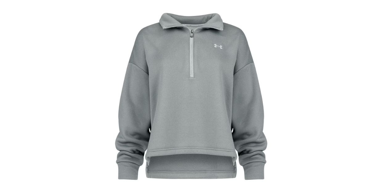 fleece half zip pullover