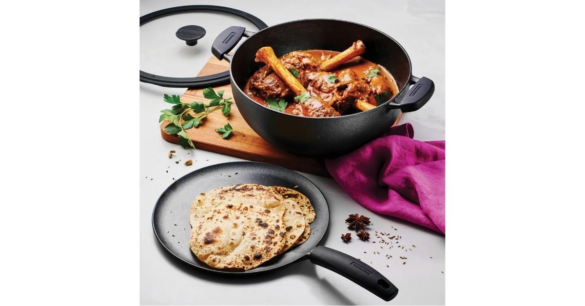 flat tawa cookware set