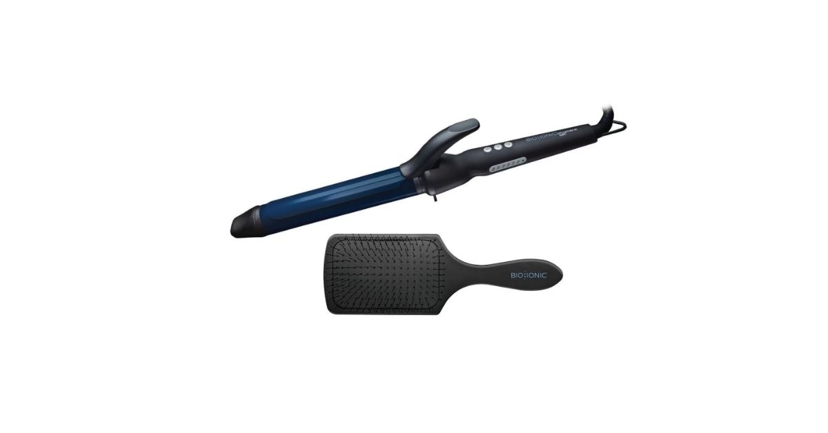 long barrel curling iron paddle