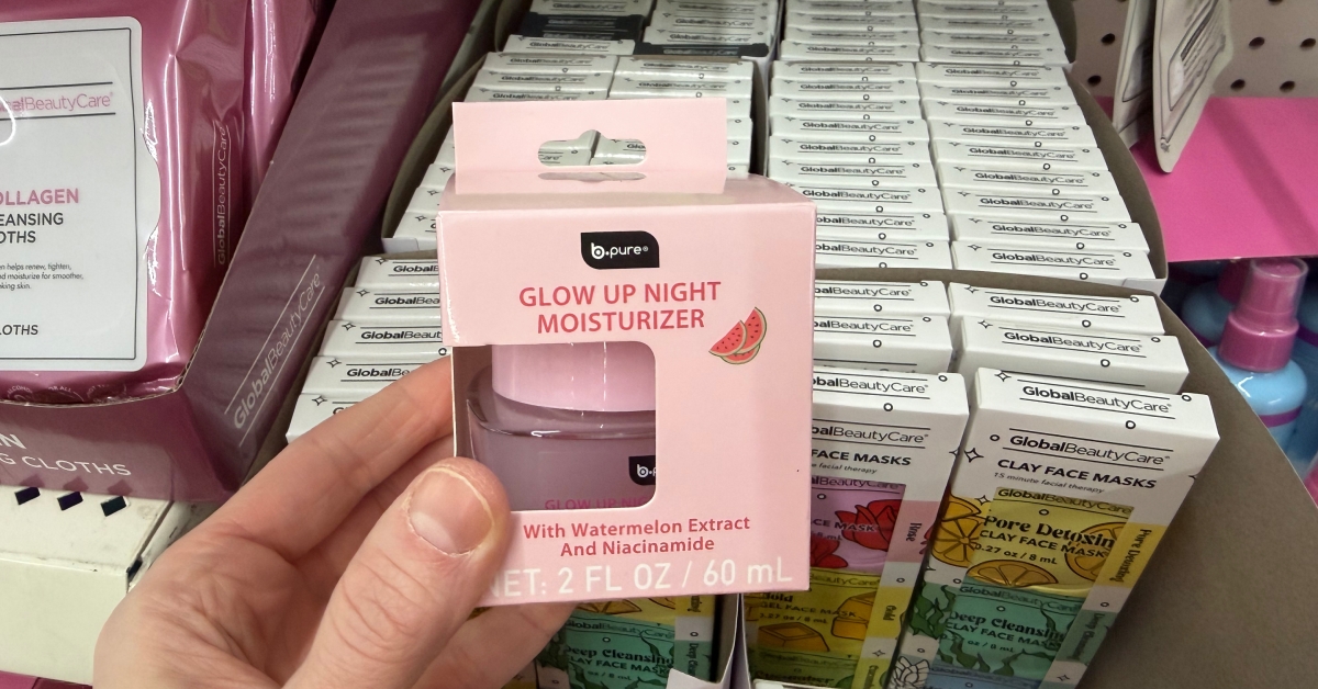 b pure glow up night moisturizer