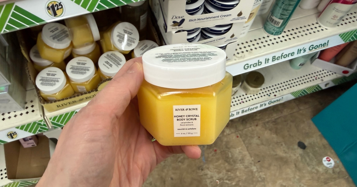 rowe honey crystal body scrub