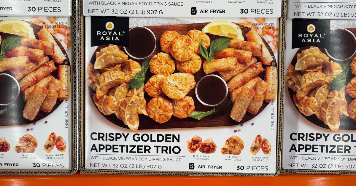 crispy golden appetizer trio