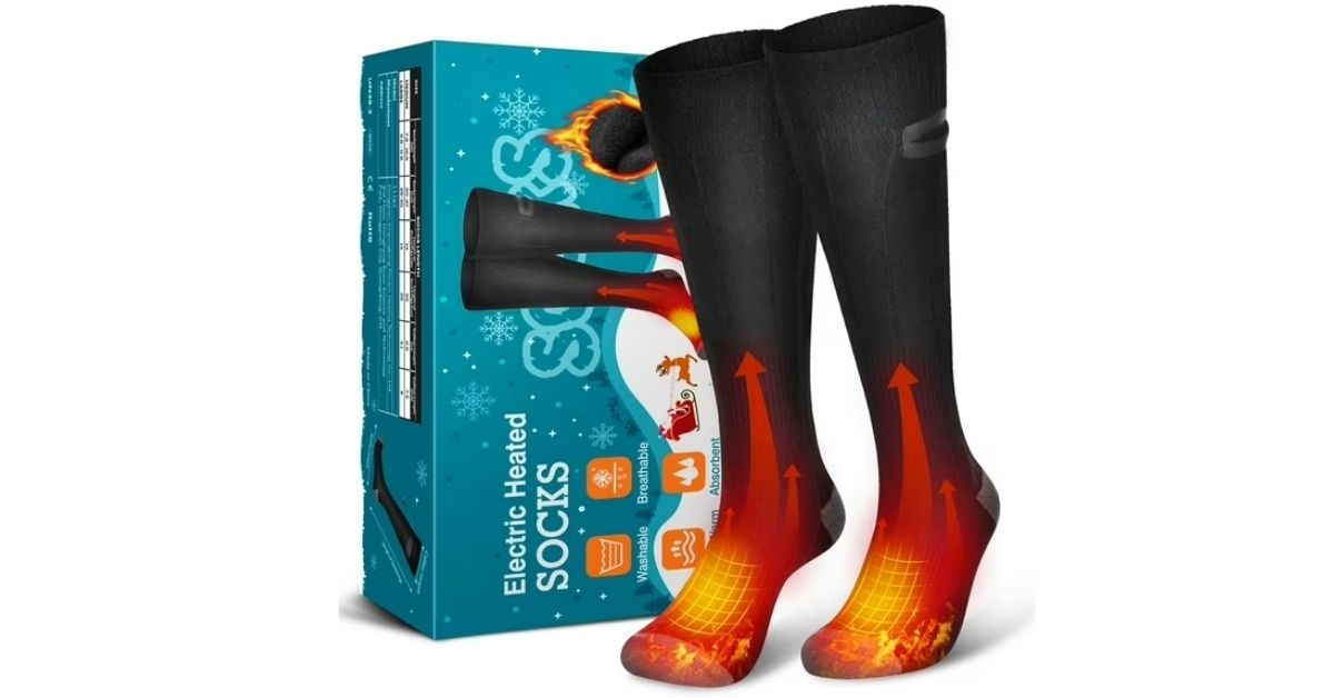 rechargeable electric heated socks