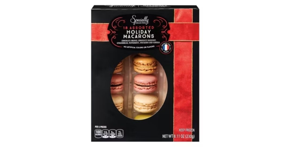 holiday assorted macarons