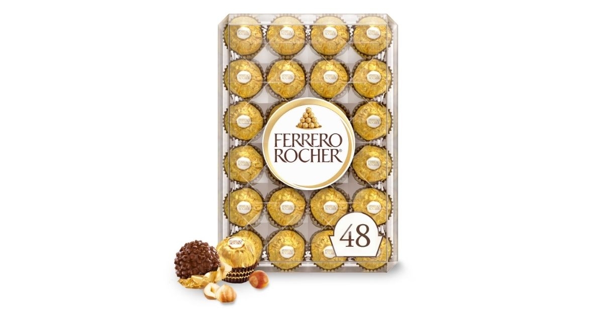 ferrero rocher premium milk chocolate hazelnut
