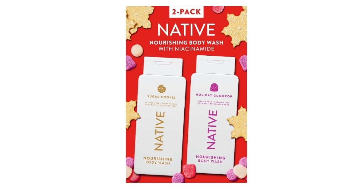 native nourishing body wash holiday variety pack