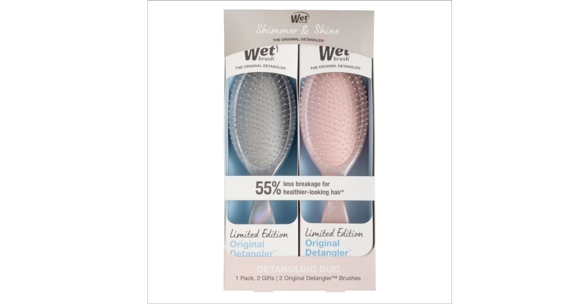 wet brush original detangling brush duo