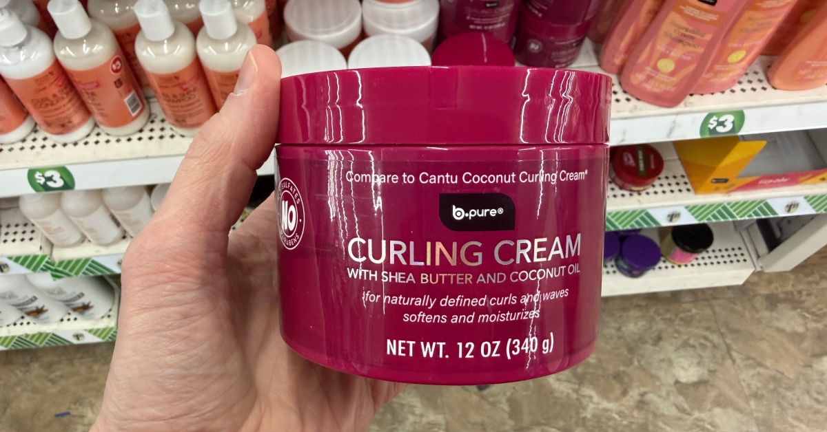 b pure curling cream