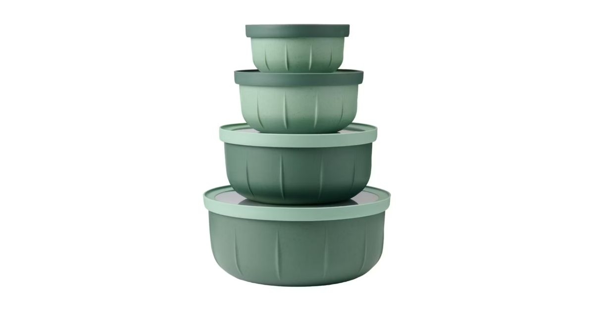 8 piece storage bowl set