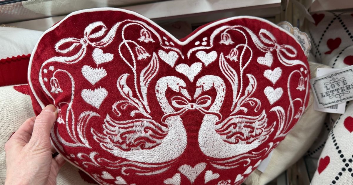 valentines day pillow
